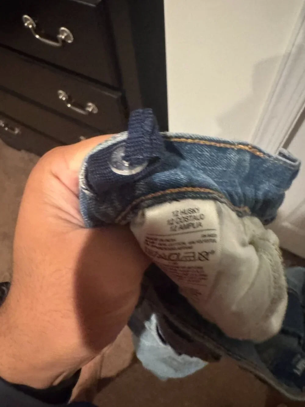 Old Navy Straight Fit Boys Size 12 Husky Blue Jeans – Fits Men's XS Slim